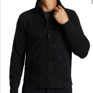 Emporio Armani Goat Suede/Knit jacket